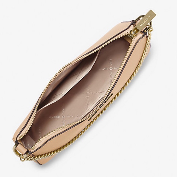 MICHAEL KORS 100% Leather Crossbody Bag, Camel/Gold + Other Colours! - Picture 3 of 6